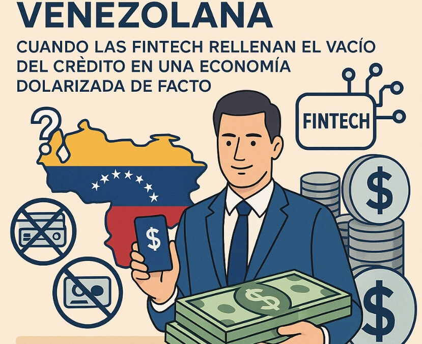 La Paradoja Digital Venezolana: Cuando las Fintech Rellenan el Vacío del Crédito en una Economía Dolarizada de Facto.