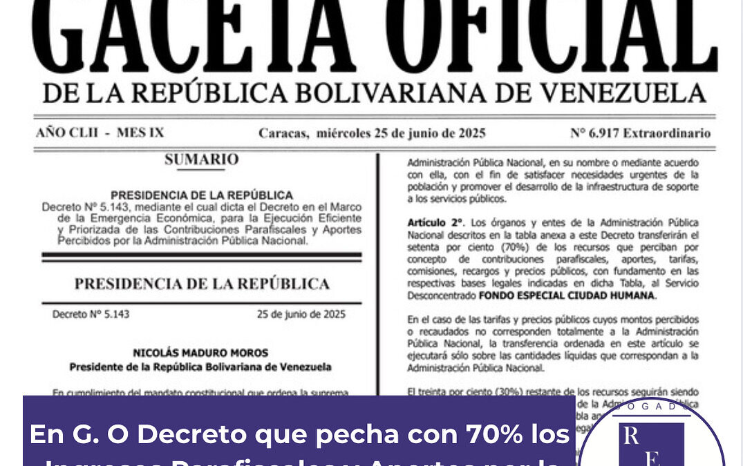 Decreto pecha con 70% ingresos de Entes Públicos